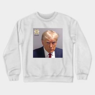 Trump Mugshot Fulton County Jail Atlanta Georgia Crewneck Sweatshirt